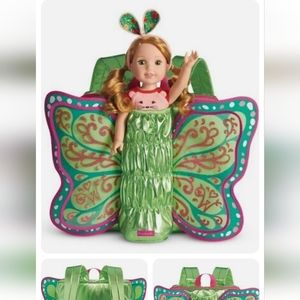 American girl wellie wishers backpack (doll not included)